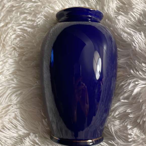 Gorgeous Vintage Oriental cobalt blue vase - Picture 4 of 8